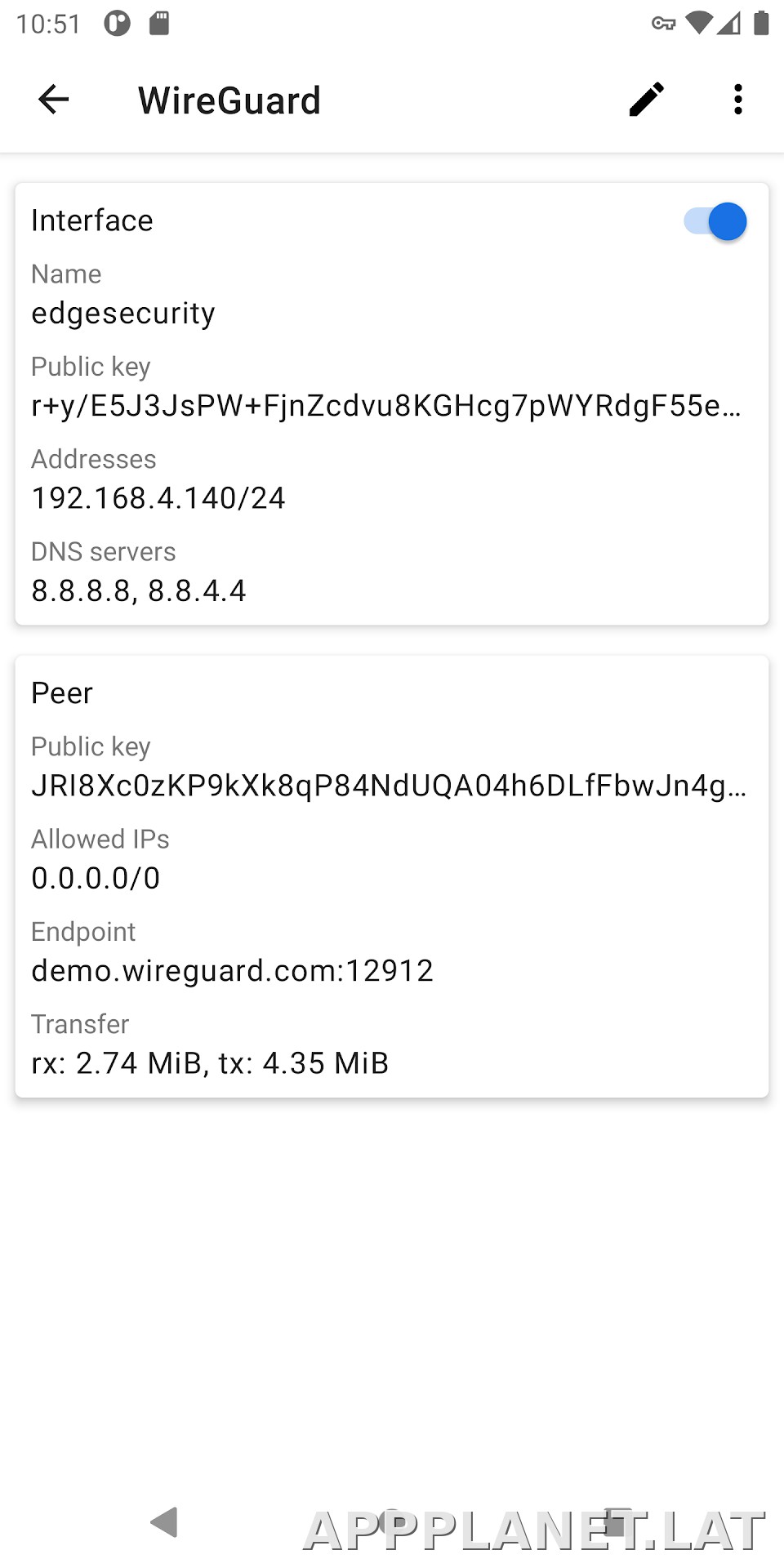 WireGuard скриншот 2